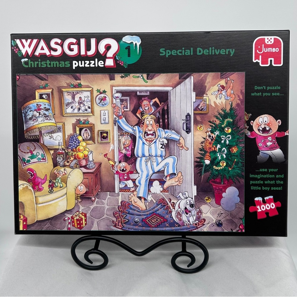 Jumbo Wasgij? 1 Special Delivery Christmas Puzzle 1000‎ Pieces Holiday Fun